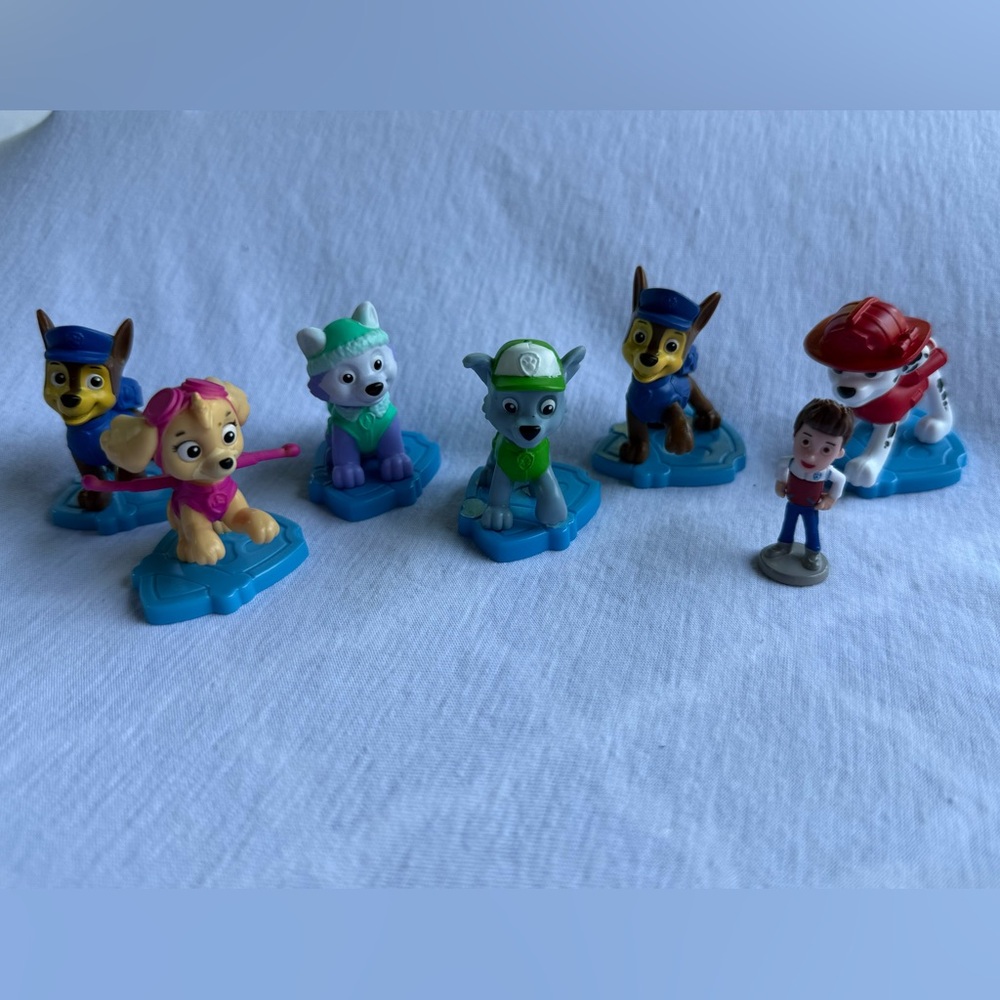 Paw Patrol Nickelodeon 7 figures characters